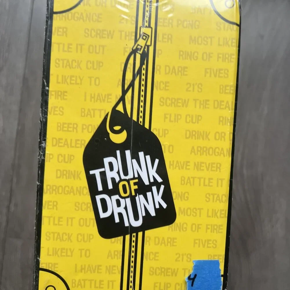 TRUNK OF DRUNK Box Containing Eight of the Greatest Drinking Games Ever
